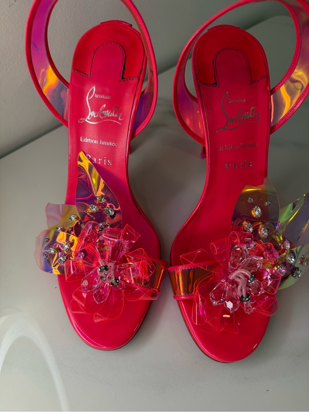 RARE Christian Louboutin Alyah du Désert 100 Édition Limitée Size 39 - Picture 7 of 12